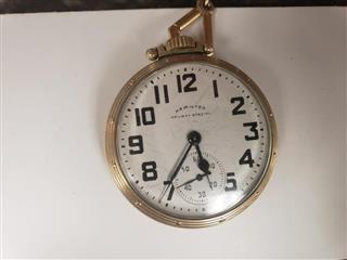 HAMILTON WATCH CO. Pocket Watch 992B 21 JEWEL RAILWAY SPECIAL POCKET WATCH